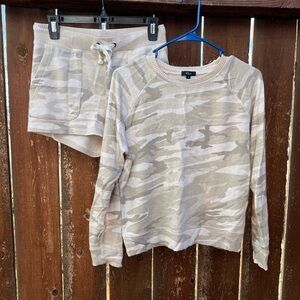 Rails Beige Camo Two Piece Set